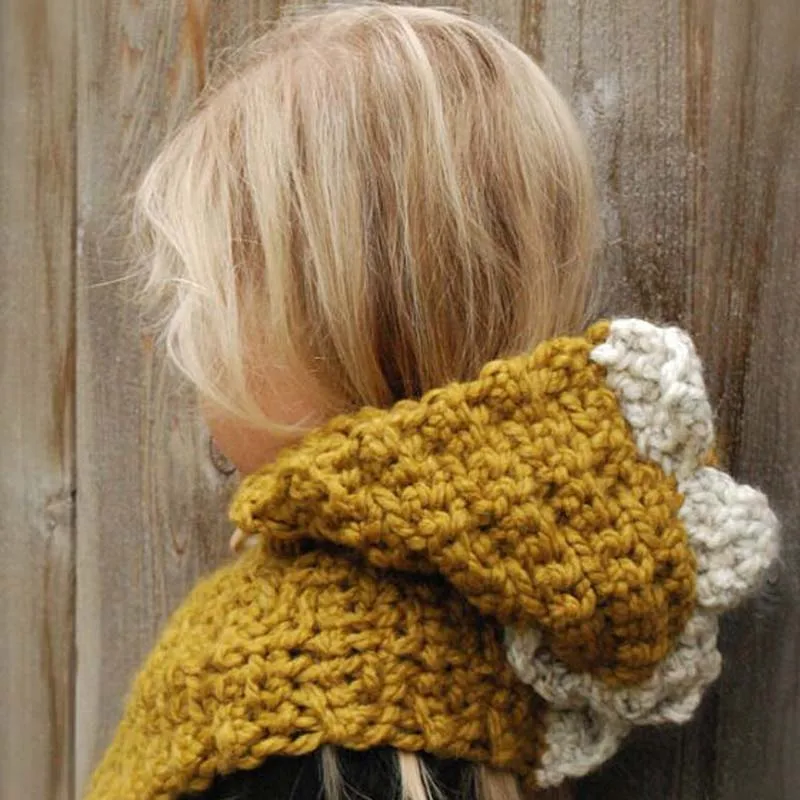 1 Pcs New Children Manual Knitting Dinosaur Hats Scarf Hat Sets Autumn Winter Keep Warm Baby Hats Suit 2-12 year olds 8497