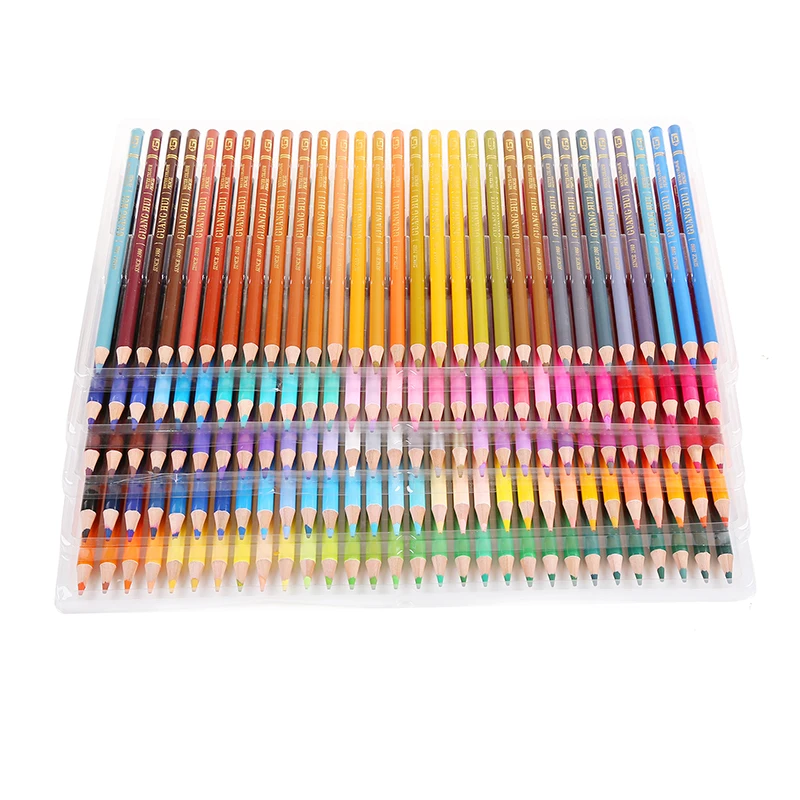 Billige 150 farben Weiche Aquarell Bleistifte Holz Wasser Löslich Farbige Bleistifte Set Für Lapis De Cor Malerei Skizze Schule Kunst Liefert