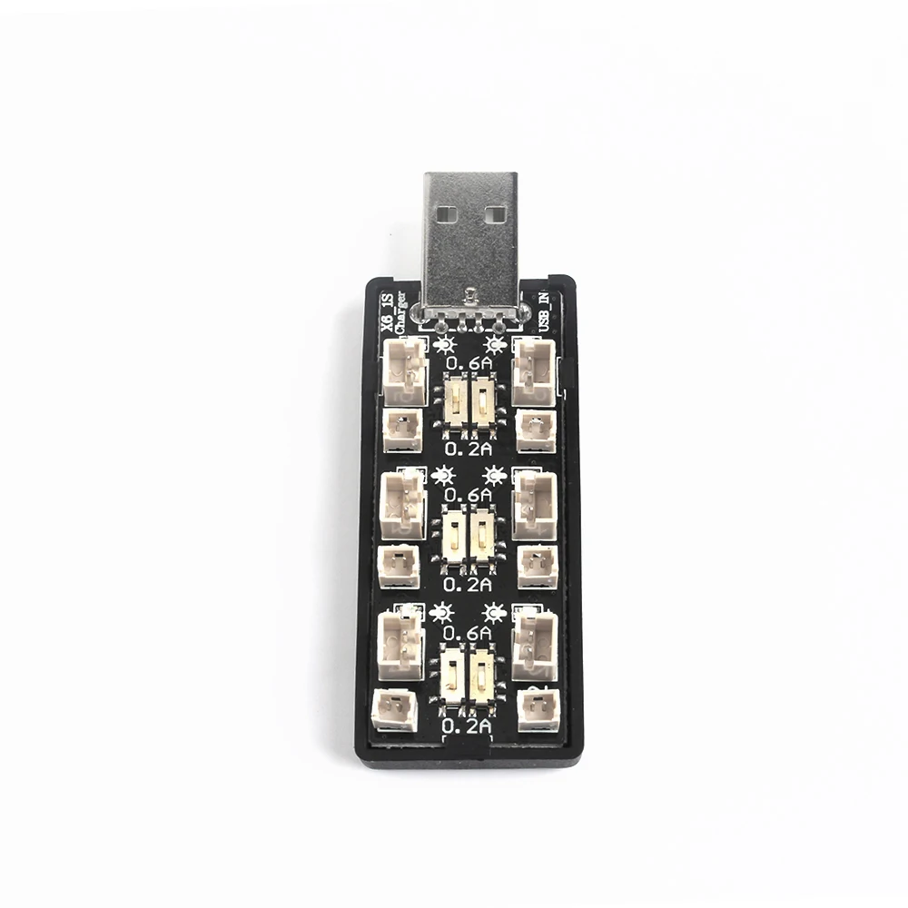 Новейшая 6CH USB 3,8 V 1S LiHv Lipo плата адаптера для зарядки аккумулятора 5V 3A USB плата зарядного устройства для радиоуправляемой модели игрушек батареи