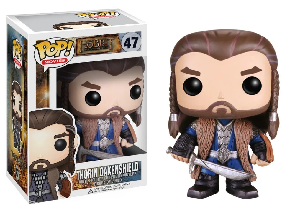 Genuine funko pop HOBBIT 2 #47 THORIN 
