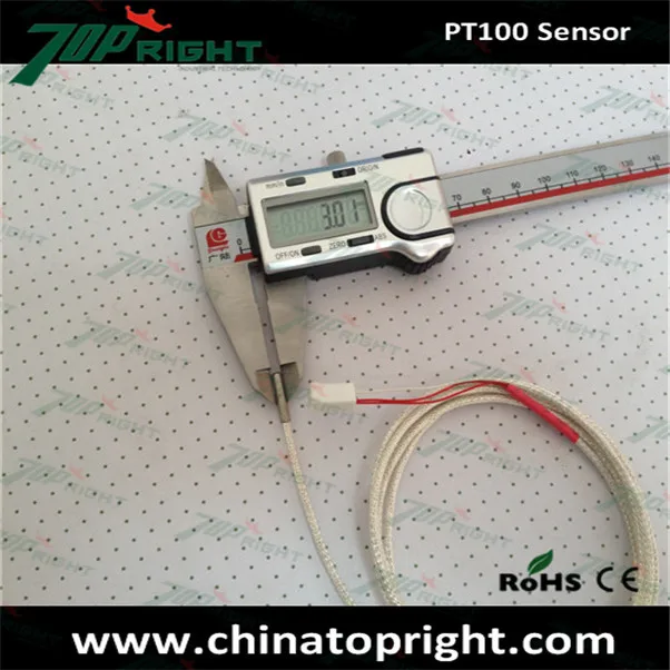 3mm pt100 temperature sensor probe