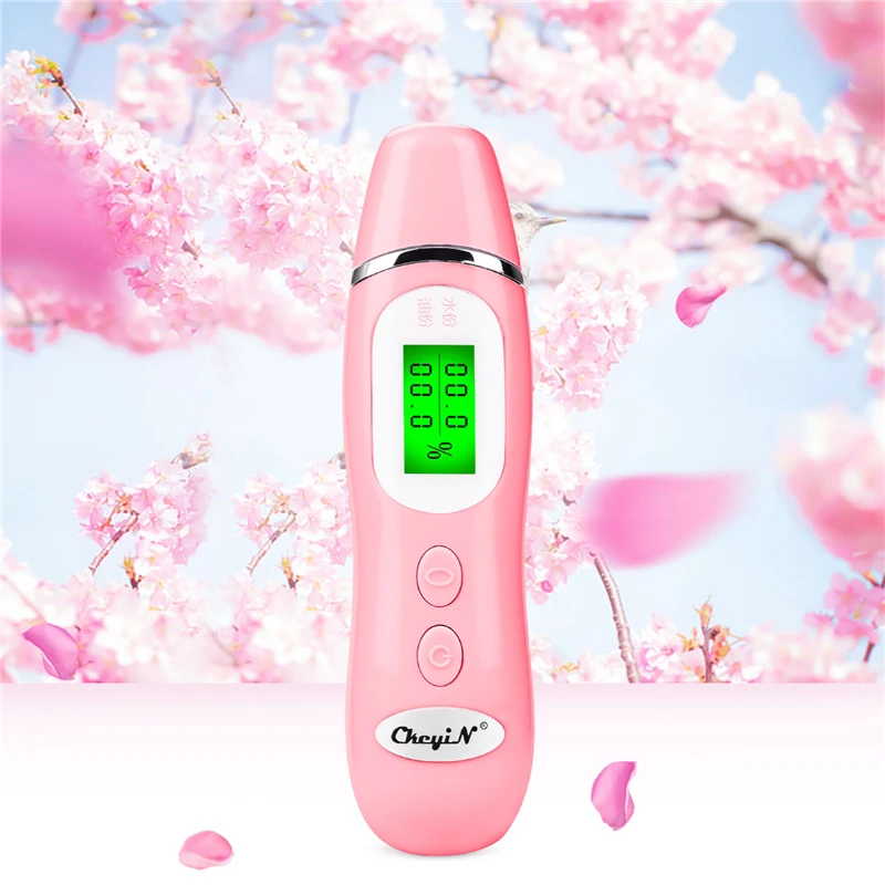 

LCD Digital Skin Moisture Meter Skin Care Tester Moisture Oil Content Analyzer Monitor Detector Face Care Tool Monitoring