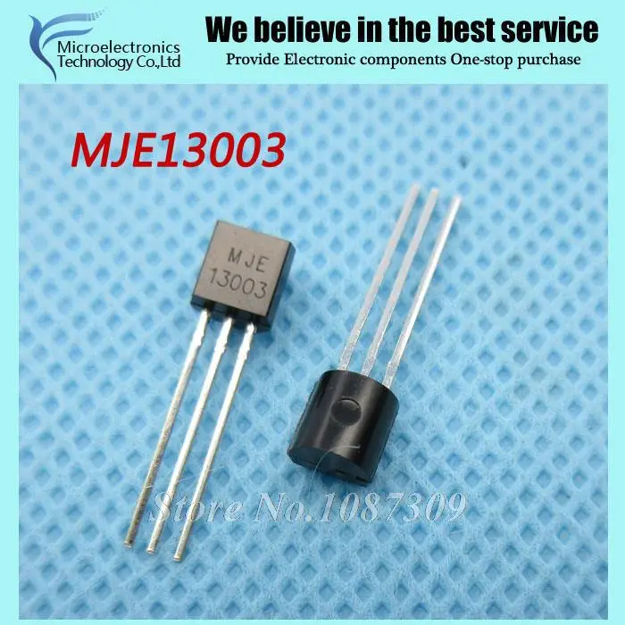 50pcs free shipping MJE13003 13003 TO 92 Bipolar Transistors 1.5A 450V