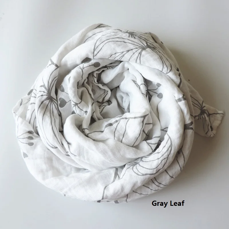 Tadomuslin Baby Blanket Newborn Baby Bamboo Cotton Soft Swaddle Wraps