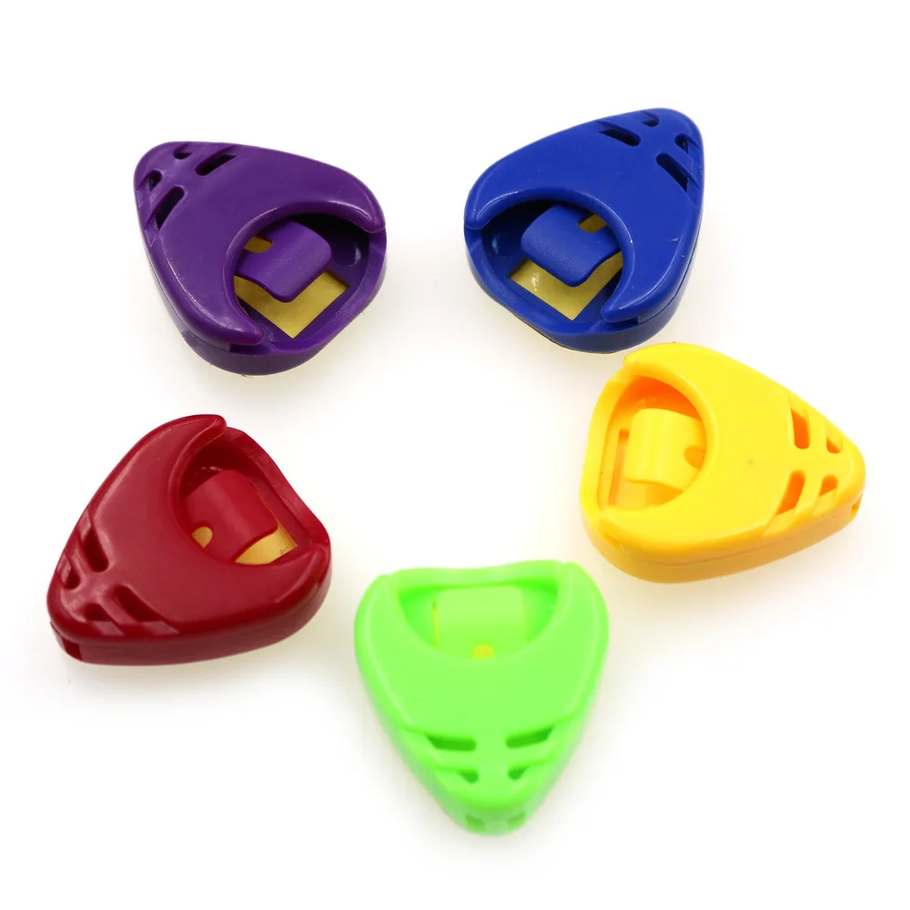 1 Pc Guitar Picks Box Case Pick Clips Universal Pickup Storage Box