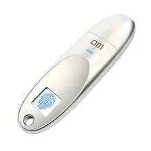 DM PD065 High-speed USB Flash Drive Recognition Fingerprint Encrypted stick 32GB 64GB Pen Security Memory 2.0 disk