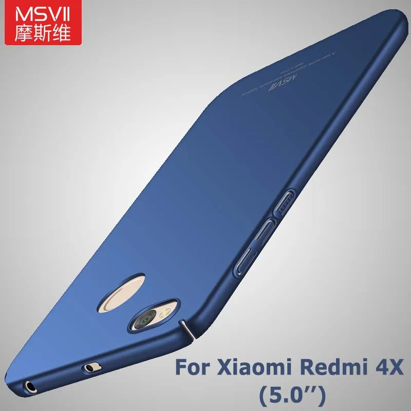 Чехлы MSVII для Xiaomi Redmi 4x чехол Pro Xaomi 4 x накладка из поликарбоната с эффектом