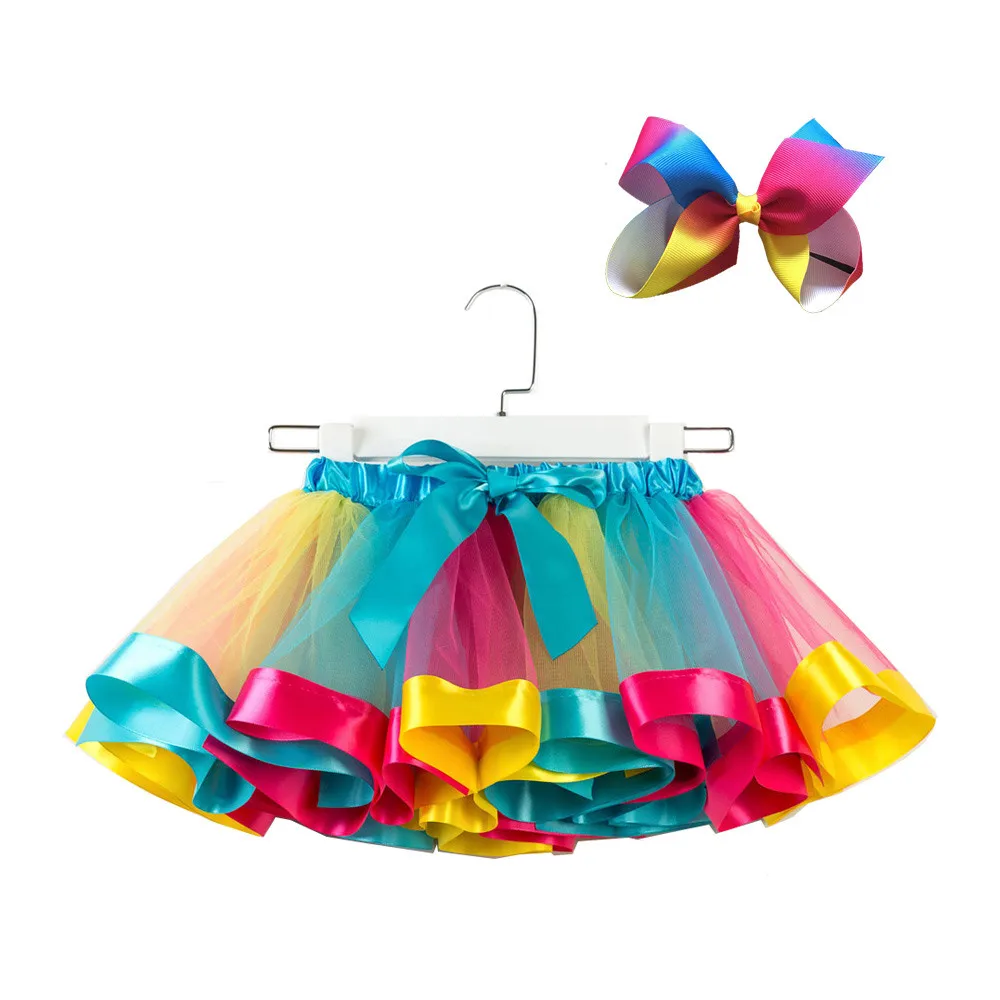 MUQGEW New Baby Girls skirt Ruffle Bloomer TuTu Skirt Ball Gown Dance Ballet Kids clothing for