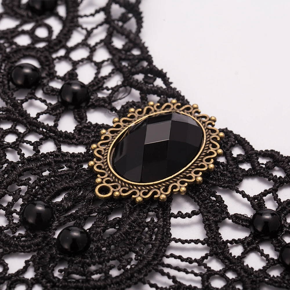 Fashion-Necklaces-For-Women-Beauty-Girl-Handmade-Jewerly-Gothic-Retro-Vintage-Lace-Necklace-Collar-Choker-Necklace (3)