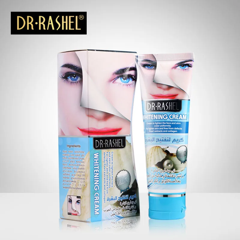 10 pcs Face Lightening Whitening Cream Pearl Extract Collagen Facial Creams Moisturizing 80 ml