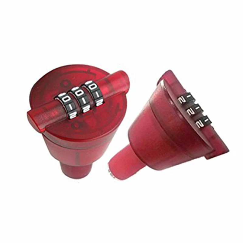 ABS Red Wine Wine or Spirit Bottle Lock Password Combination Lock Wine