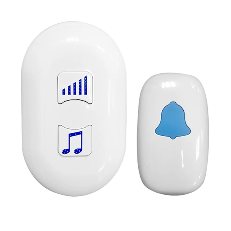 

Hot Sale New Smart Home Practical Wireless Music a Remote Control Doorbell Remote Digital Pager(US PLUG)