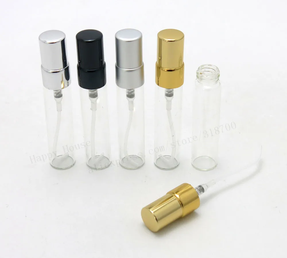 30x5 مللي صغيرة لطيف فارغة عبوة عطر من الزجاج عطر رذاذ العطر و حاوية عطور ميست البخاخ زجاجة عطر