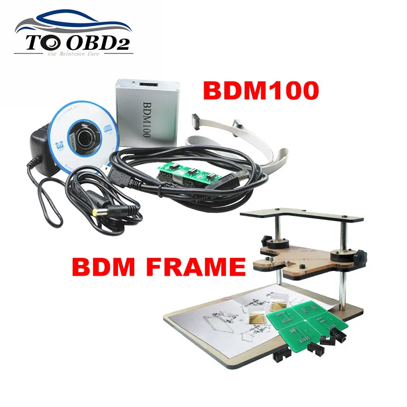 

High Quality BDM Frame Full Adapters Works For BDM Programmer Add BDM100 V1255 OBD2 ECU Programmer BDM 100 ECU Reader Flasher