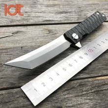LDT Twosun Tanto Folding Knife D2 Blade Steel Handle Tactical Knives Camping Survival Hunting Pocket Flipper Knife EDC Tools LDT Twosun Tanto Folding Knife D2 Blade Steel Handle Tactical Knives Camping Survival Hunting Pocket Flipper Knife EDC Tools