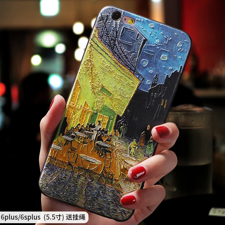 Чехол для iPhone XS Max звездная ночь серия iphone x 6s 7 8 Plus матовый 3d рельефный чехол xs