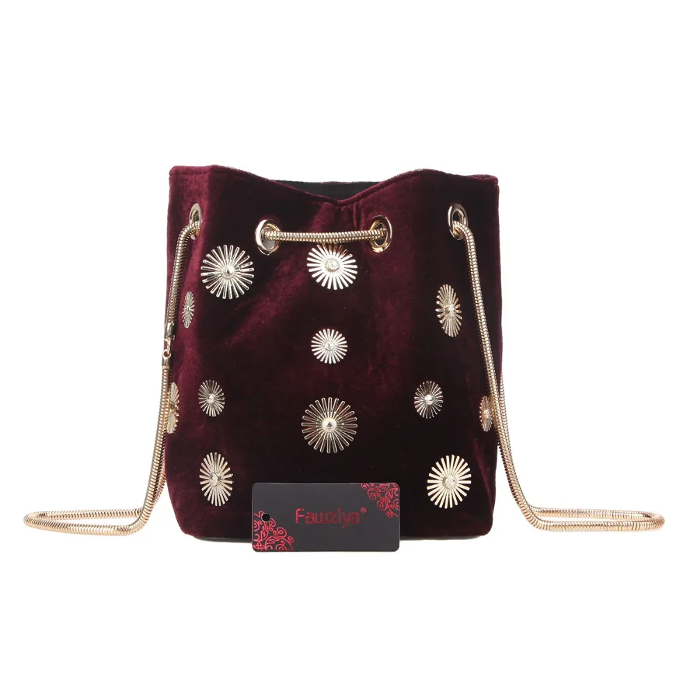 E1874-Fawziya-clutch bag frame-Red (2)