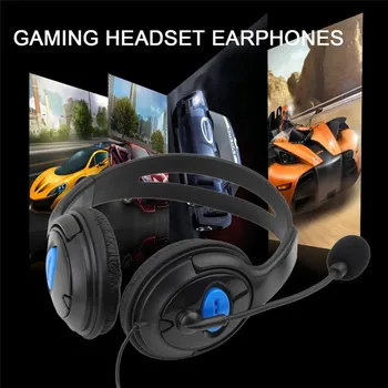 

Bluetooth Headphones Over Ear Wired Bilateral Gaming Headset with Microphone Compatible for PS4 PC GDeals