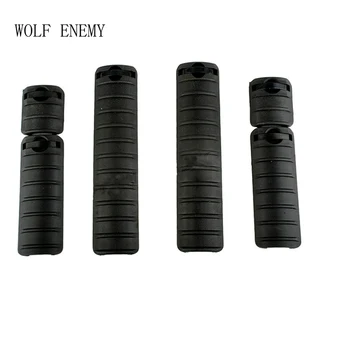 

High Quality Knights handguard panel with ribs rail covers panel 8 PCS /set Black / Green/ Tan color can choose