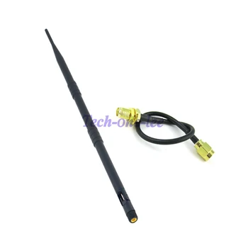 

5 piece/lot 4g lte modem Aerial 9db 698-960/1710-2700MHZ 4g lte SMA male Antenna+ Pigtail Cable RG174 3M SMA Female to SMA Male