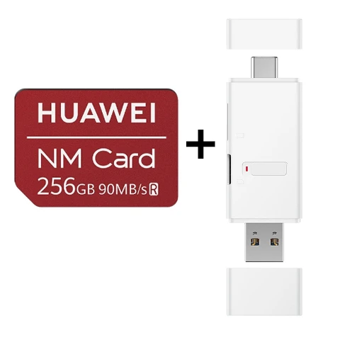 Кард-ридер huawei USB 3,1 Gen 1 и(Nano Memory) нм карта 90 м/с 64 Гб/128 ГБ/256 ГБ применяются только к Mate20 Pro Mate20 X P30 - Цвет: 256G and Card Reader