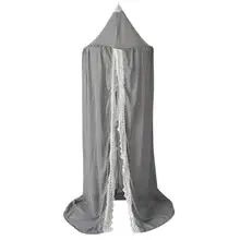 Однодверная купольная Кружевная Сетка-занавеска от насекомых детская кровать Декор детской комнаты