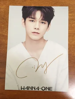 

hand signed Wanna One ONG SEONG WU autographed photo free ship 5*7 082018A