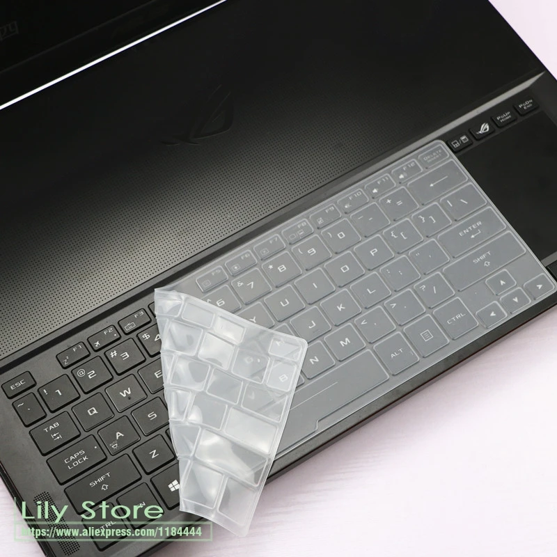 Силиконовый чехол для клавиатуры ноутбука ASUS ROG Zephyrus S GX501GI GX501GS GX501 asus GX531 GX531GS 15 6