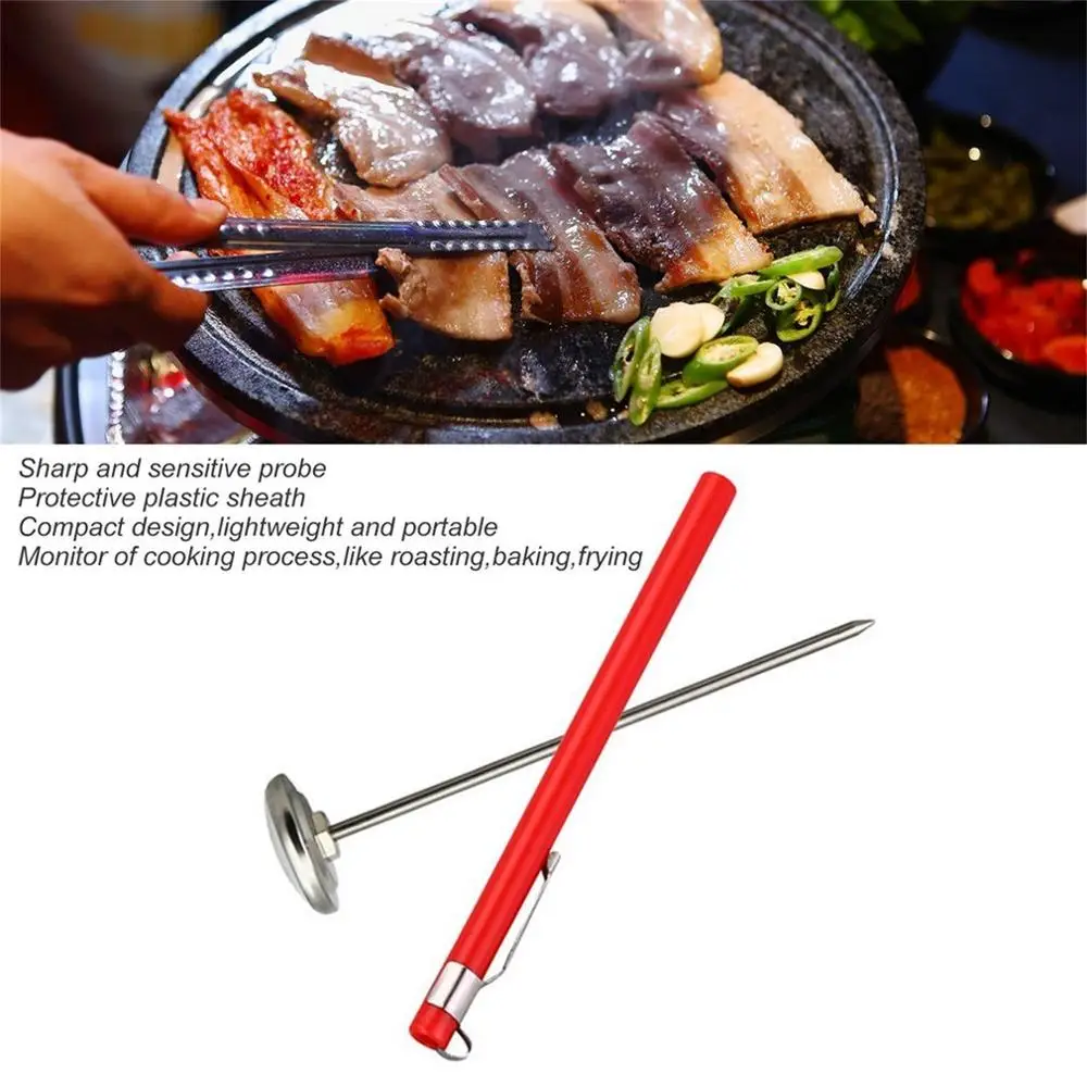

Stainless Steel Kitchen Meat Thermometer Food Cooking BBQ Probe Thermometer Cooking Tools Drop Shipping