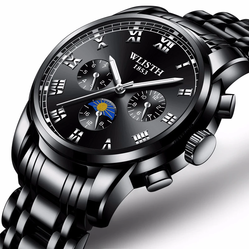 

Waterproof Mens Watch Top Brand Luxury Fashion Business Quartz Watches Man Sports Wristwatches Relogio Masculino Clock Sale
