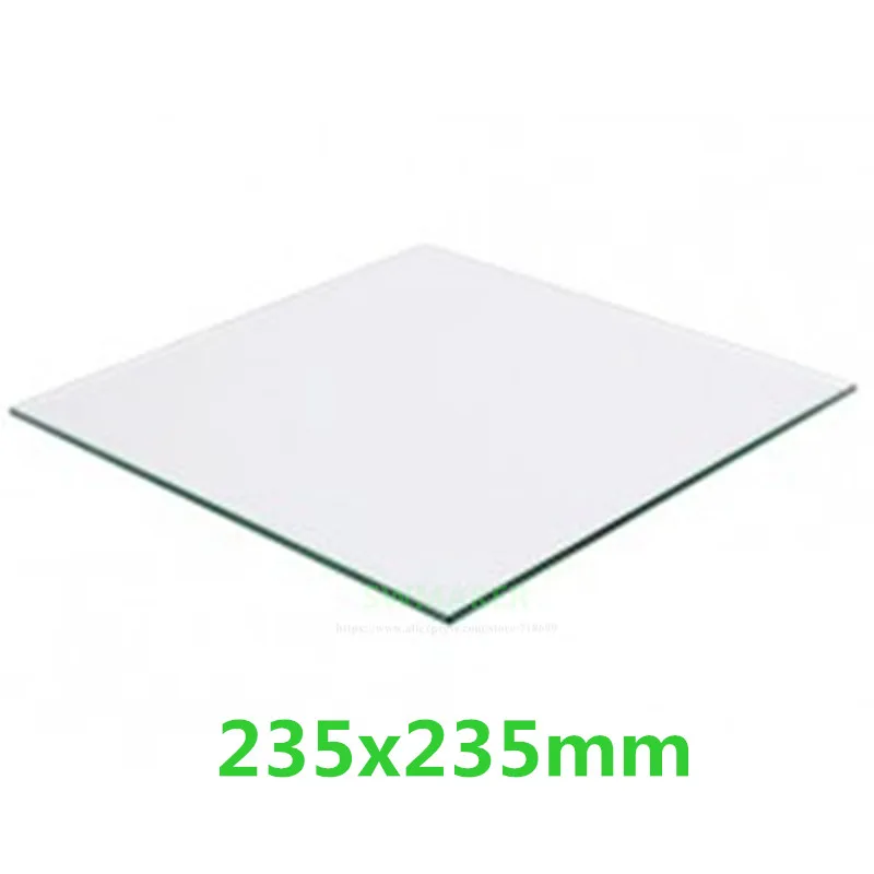 Creality Ender-3 235x235mm 3/4mm Thickness Borosilicate Glass 3D Printer Build BORO Glass Plate