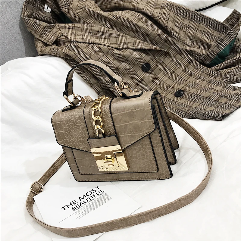Женская сумка женская Высококачественная кожаная сумка маленькая сумка через плечо для женщин 2019 винтажная женская сумка через плечо