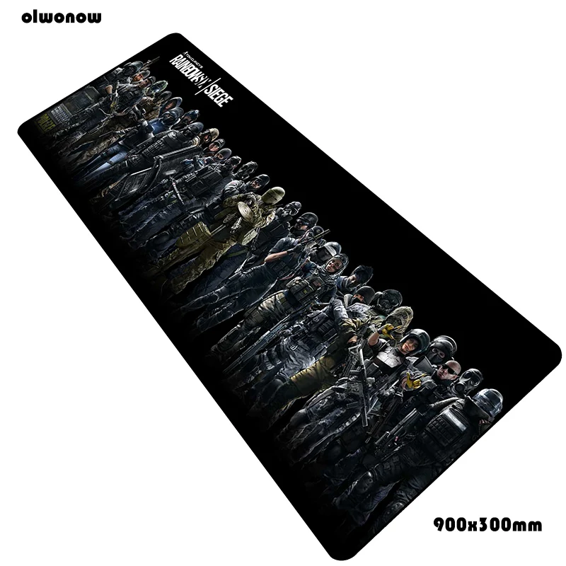 Rainbow six siege геймерский коврик для мыши на запястье 900x300x3 мм игровой коврик для мыши милые аксессуары для ноутбуков и ПК ноутбук padmouse эргономичный ma
