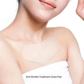 

Reusable Anti Wrinkle Treatment Chest Pad Silicone Transparent Removal Patch Remove Wrinkles Fine Line Without Surgery Skin Care