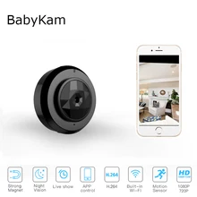 BabyKam WiFi IP Camera 720P Mini Action Cam Motion Sensor Loop Recording Sports DV Wearable Body Micro Camera Night Vision