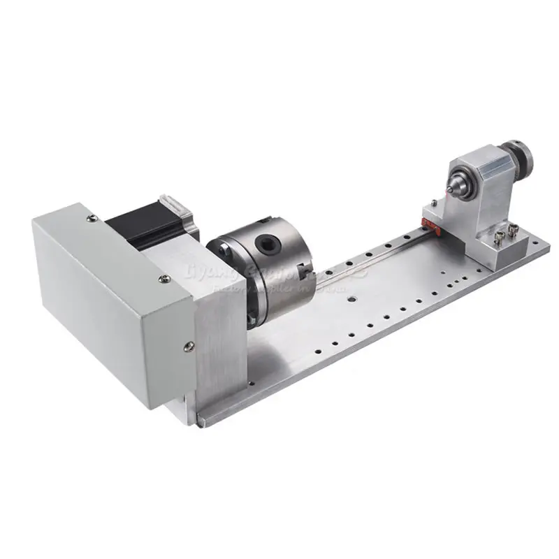 

cnc milling machine slide rail 4th axis rotation axis CNC dividing head CNC 3d engraving tools