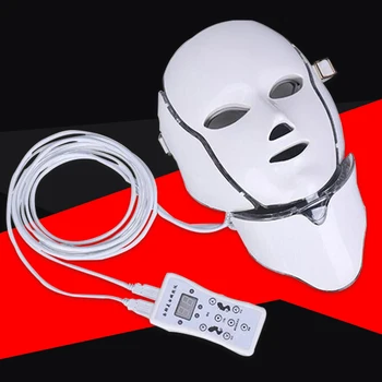 

PDT Light Therapy LED Facial Mask With 7 Photon Colors For Face And Neck Home Use Skin Rejuvenation LED Face Mask
