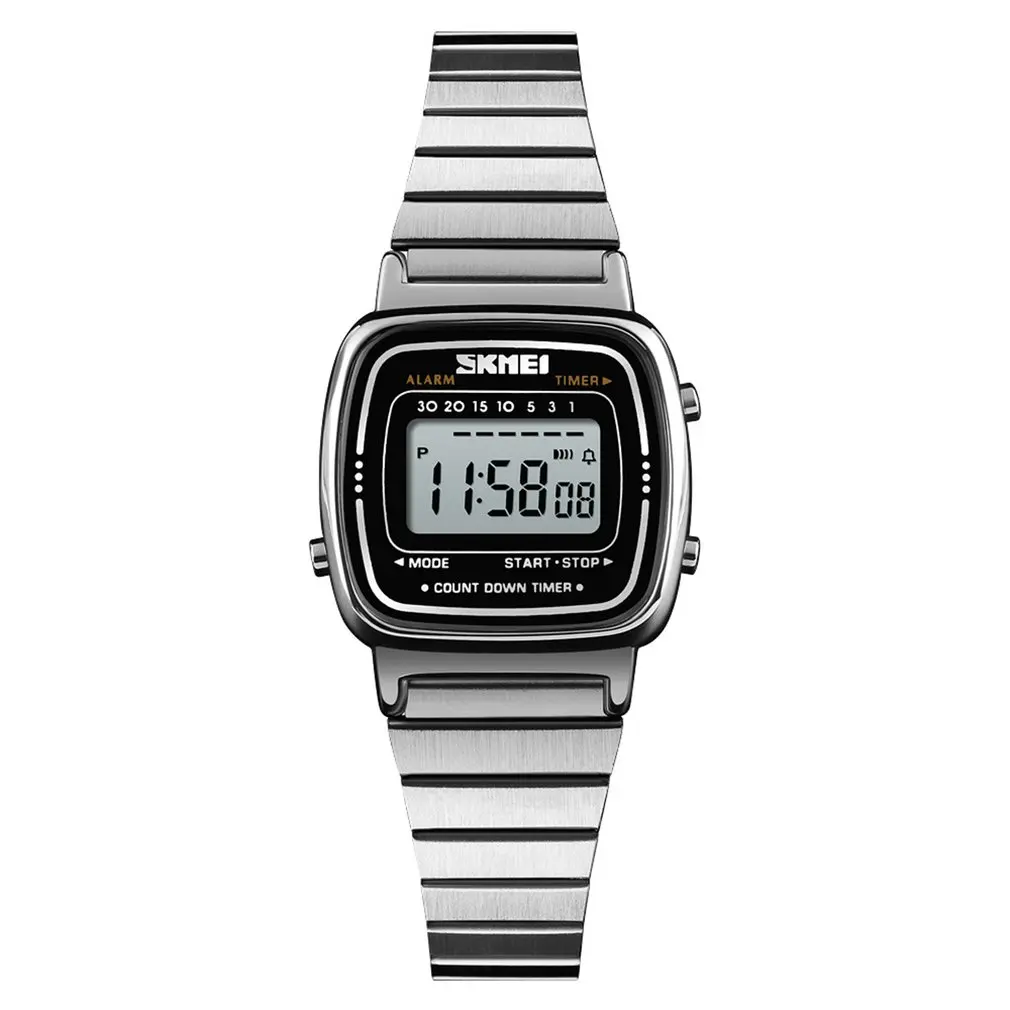 

SKMEI Top Fashion Watch Womens 30m Waterproof Multifunction LED Digital Watch Business Casual Wrist Watch Models Relogio Watches