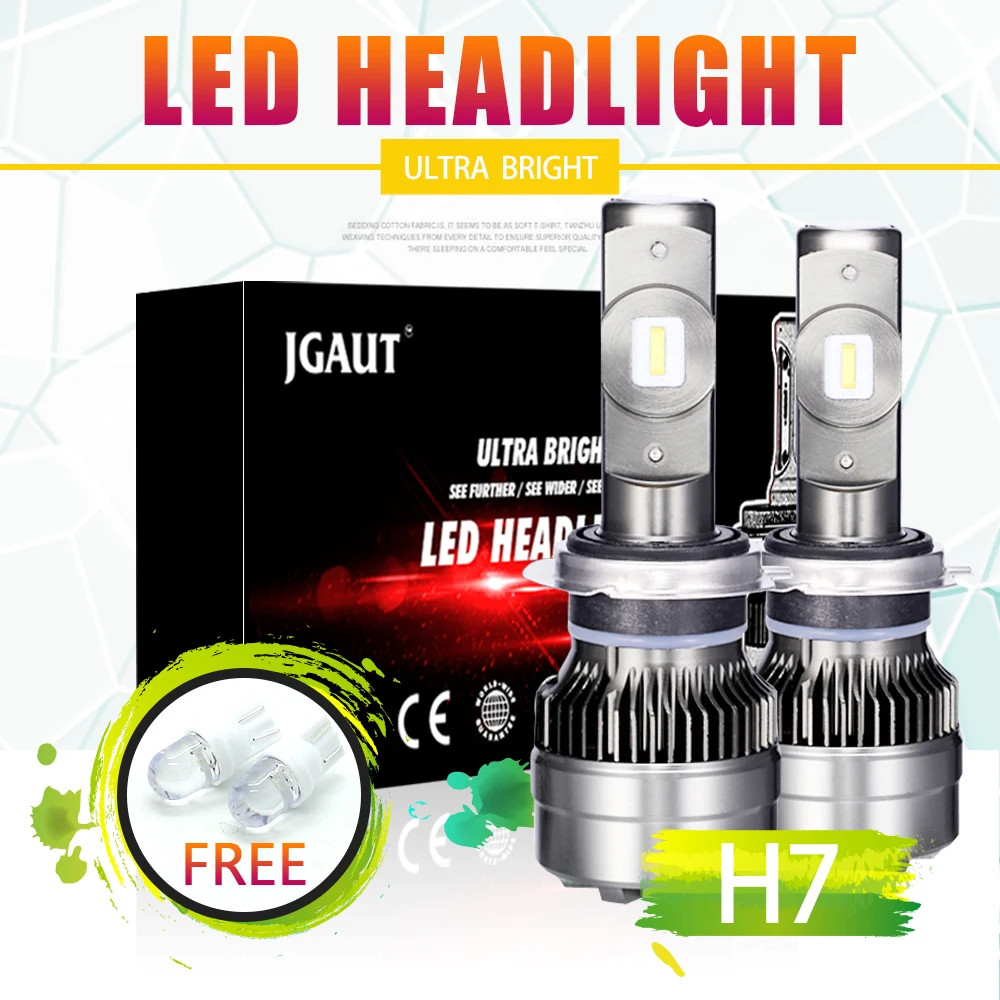 

RS 2XH7 LED High Lumen 40W 4000lm 5500K Waterproof IP70 Parking HID Bulbs For Cars Driving Fog Lights CSP Chip 6000K Led