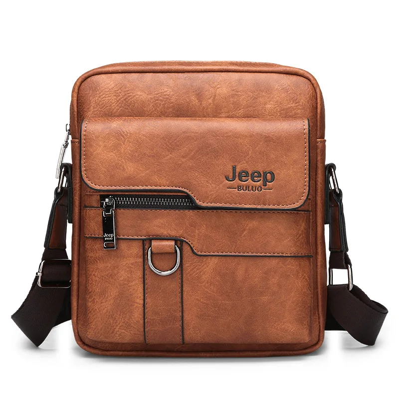

High-quality Luxury Brand Men Messenger Bags Crossbody Business Casual Handbag Male Spliter Leather Shoulder Bag Large Capacity