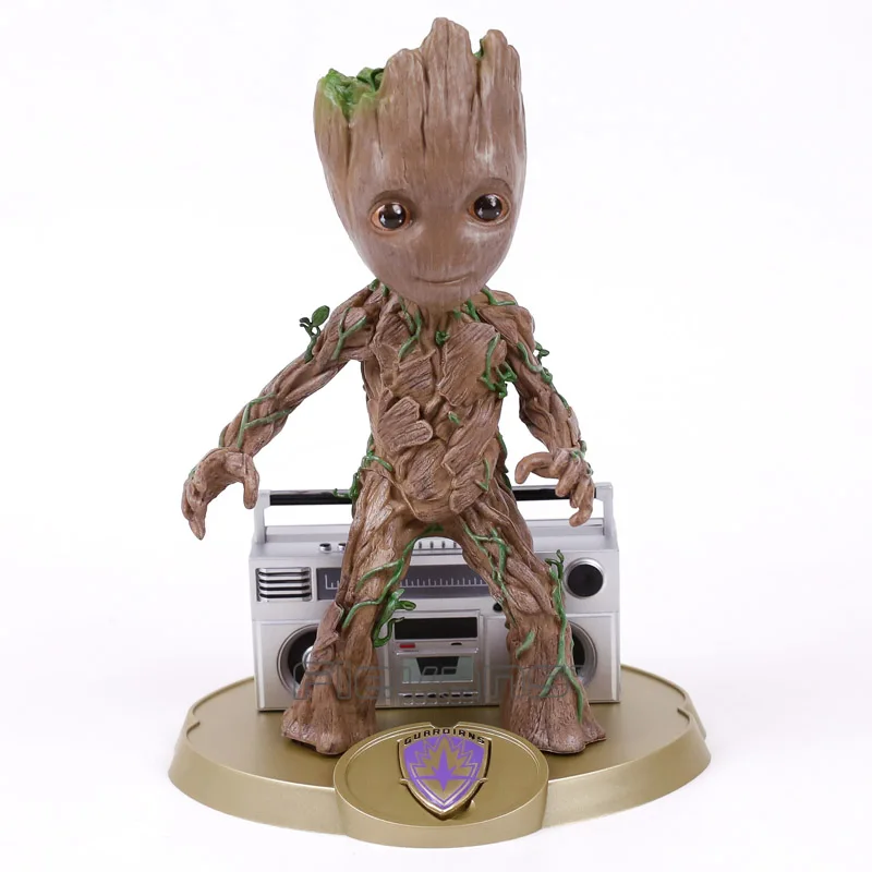 

Guardians of the Galaxy 2 Tree Man with Radio Resin Statue Figure Collectible Model Toy Brinquedos 24cm