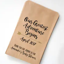 Пользовательские лучшие Приключения ребенок душ день рождения попкорн конфеты буфет лечения подарок бар сумки крещение хлебобулочные печенья сувениры мешки