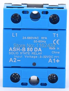 

ASH-B-80DA single phase DC to AC 80A AC 660V solid state relay 80DA SSR