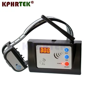 

New Arrival Wireless Electronic Pet Fence System With Rechargeable Receiver Dog Training Collar KPHRTEK 882 15-27nf