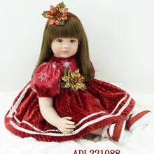 Новые виниловые силиконовые перерожденные куклы младенцы, сопровождать ручной работы реалистичные принцесса кукла "малыш" малыш high-end фирменные рождественские подарки