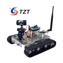 WIFI Smart Video Robot Car DIY Kit with Camera Wireless Android IOS Control for 51duino Arduino