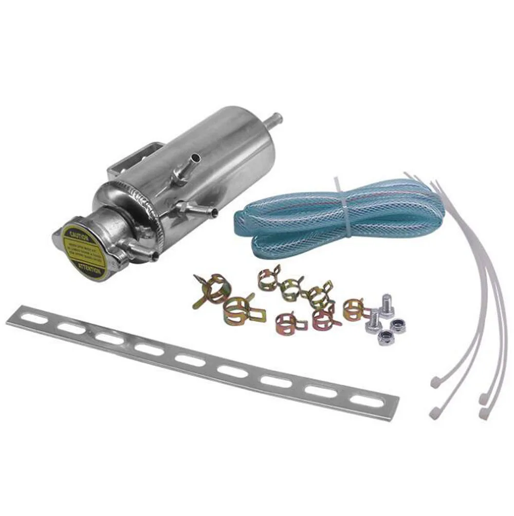 Car Refit General Auxiliary Water Tank Aluminum Alloy Water Bottle Water Tank Cooling and