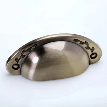 

Vintage Flower Drawer Handle Pulls Flower Knobs Bronze Kitchen Cabinet Handle Furniture Hardware