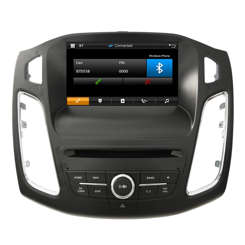 Excellent 8" Capacitive Touch Screen Special Car DVD Player GPS Navigation for Ford Focus 2015 2016 OBD2 3G Radio WiFi Ipod Mirror Link 1