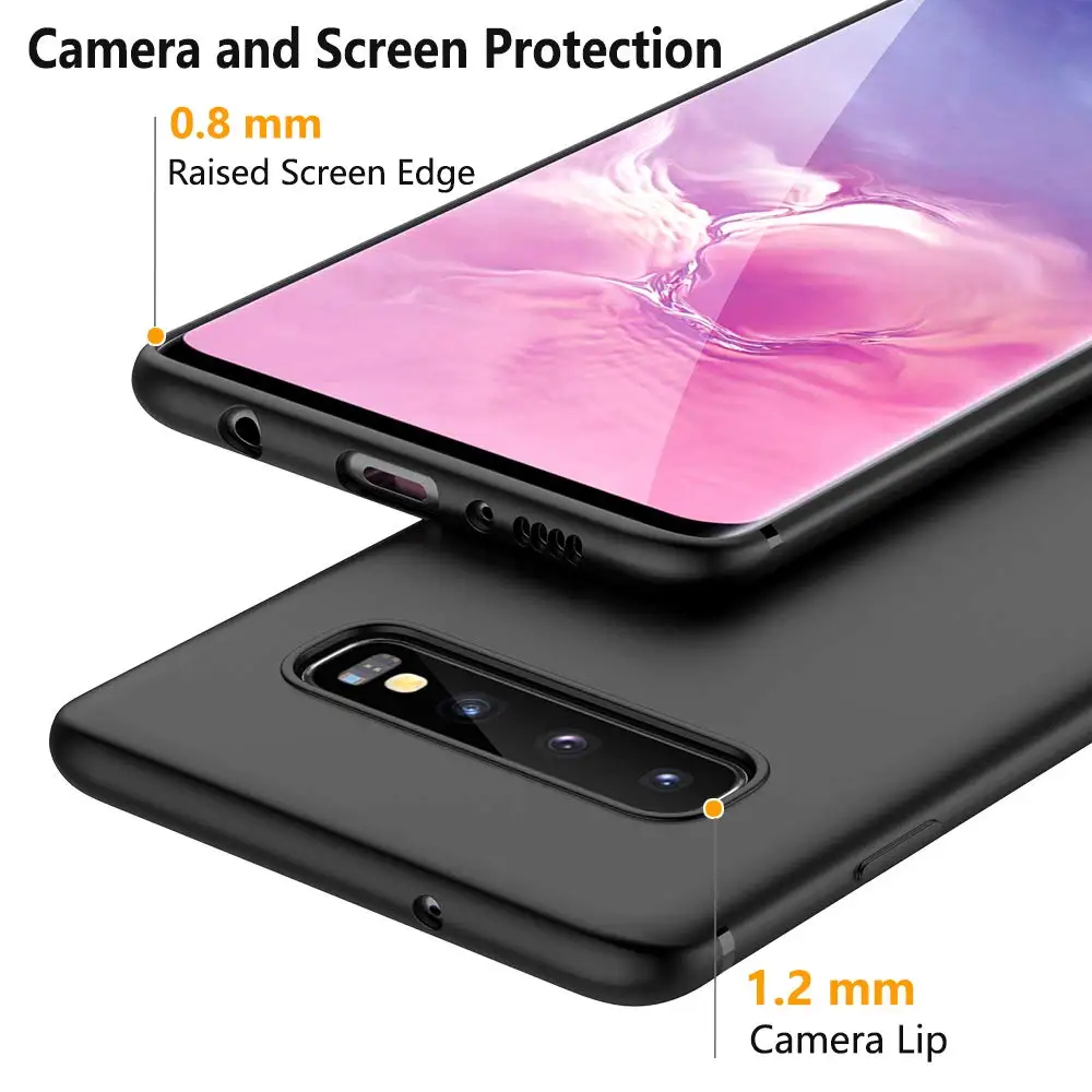 Силиконовый Ультратонкий чехол для samsung Galaxy S10 S10E S8 S9 Plus S7 edge S7e Note 9 8 S10+ полный чехол матовый ударопрочный Тонкий чехол